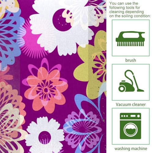 Alfombrillas de cocina decorativas y absorbentes con base de seguridad 5