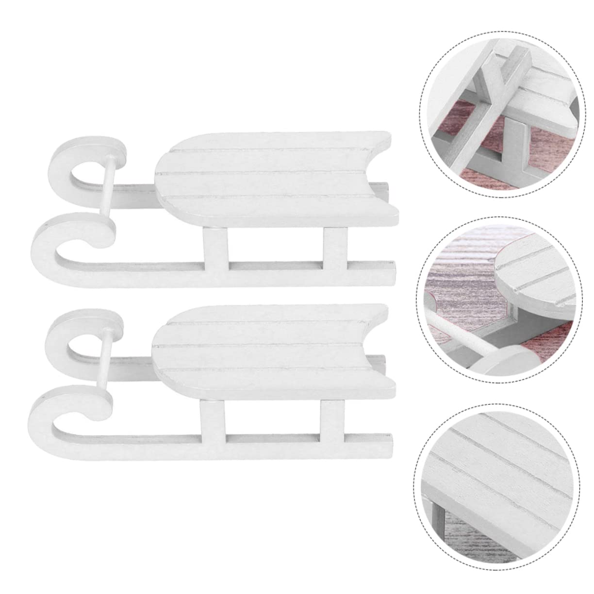 Cabilock 5 Set Ornamenti Di Slitta Di Natale Accessori Per Le Vacanze Giocattoli Da Neve Regalini Natalizi Christmas Decorazioni Natalizie Ornamento Di Slitta Di Natale 2 Pezzi * 5