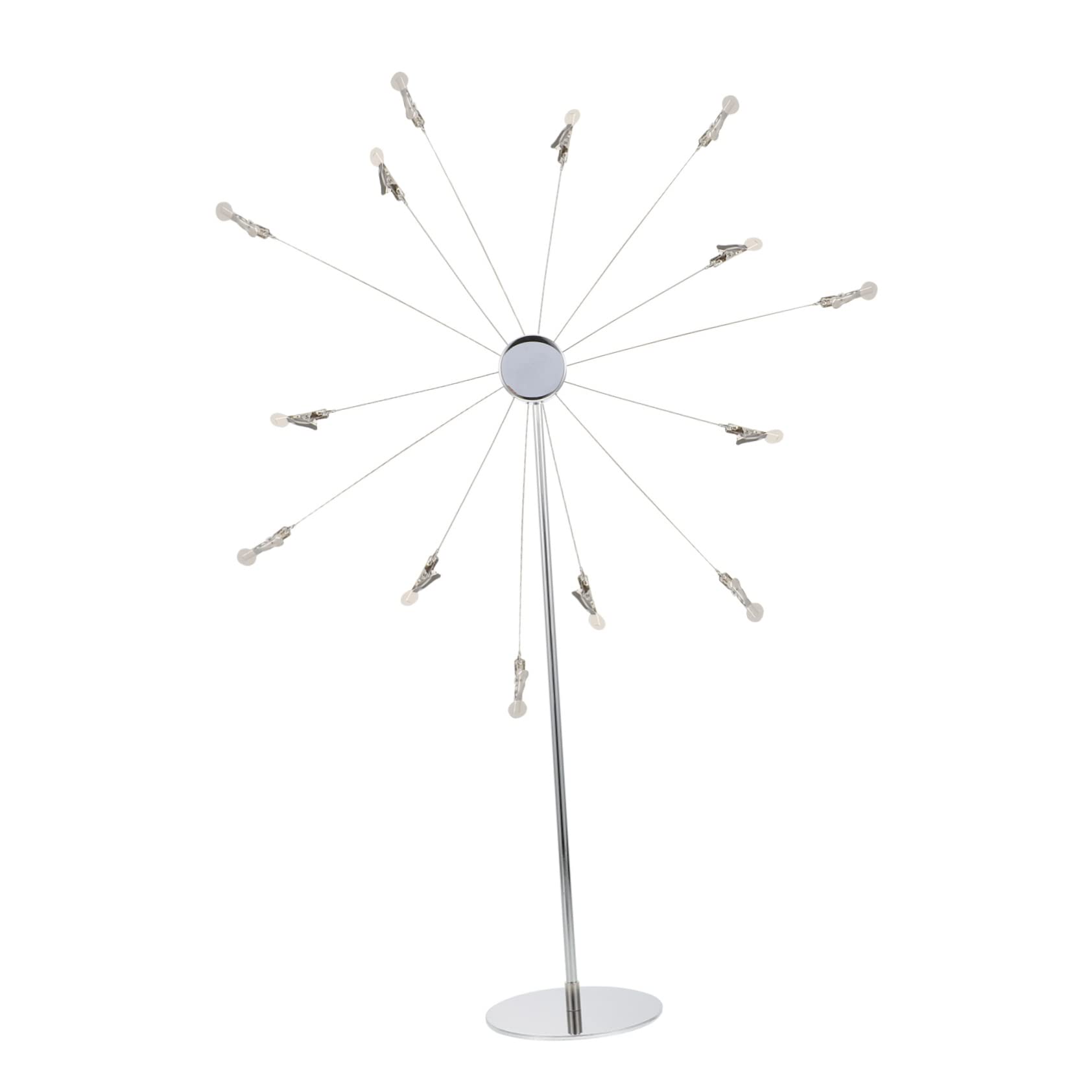 Sky Wheel Support photo créatif avec clips durable décoration bureau Argenté