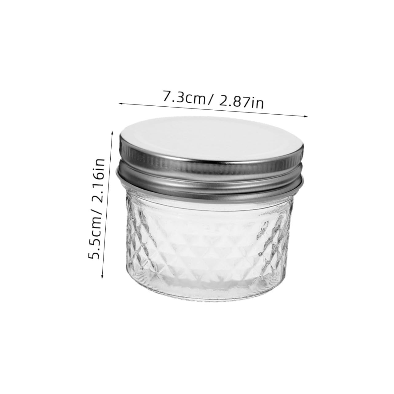 Amazon｜Happyyami 蓋付きの小さなガラス瓶 120ml 実用的洗いやすい