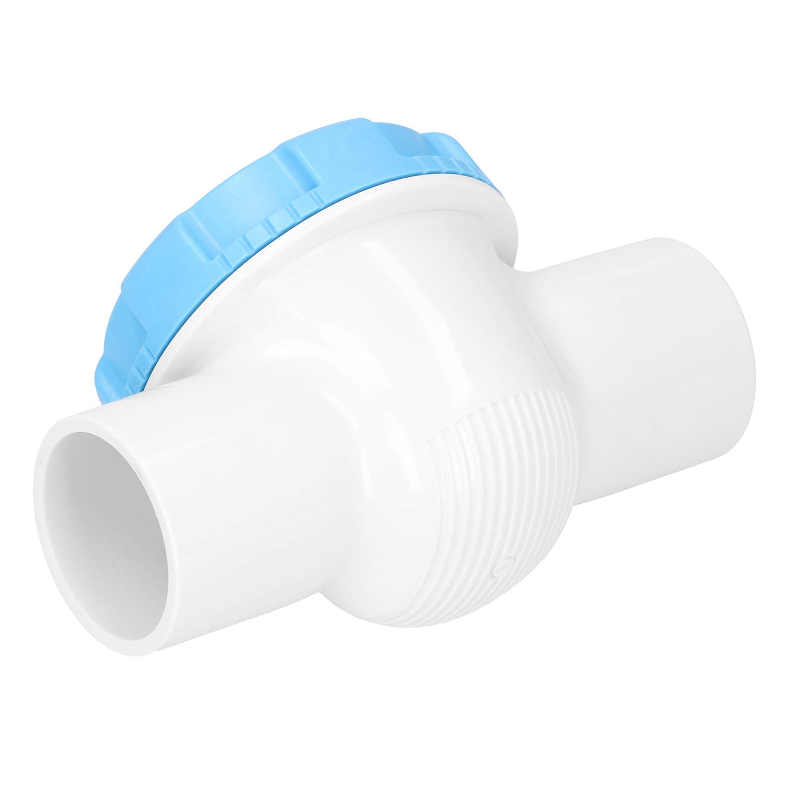 Válvula de Retención Visible Antirreflujo de 2 Pulgadas que Previene Daños por Agua para Piscinas Instalación de Tuberías Unidireccionales para Piscinas de Sauna de Aguas Termales ABS+PVC