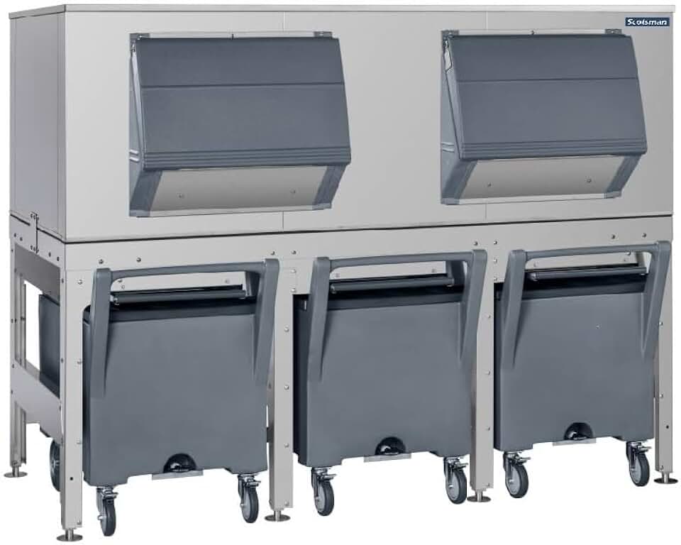 Scotsman ICS1790 Ice Express Transport System, 90" Width, Triple Bay - 1716 lb. Storage
