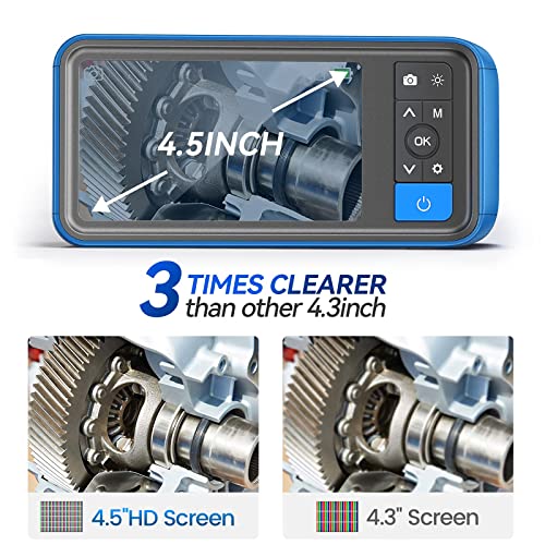 Teslong Endoskopkamera mit Licht, HD DREI Linsen Endoskopkamera , Endoskop 4,5...