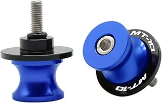 2pcs Nottolini M6 Forcellone Cavalletto Appoggi Per Yamaha MT-10 MT10 2014 2015 2016 2017 2018 2019-Blu