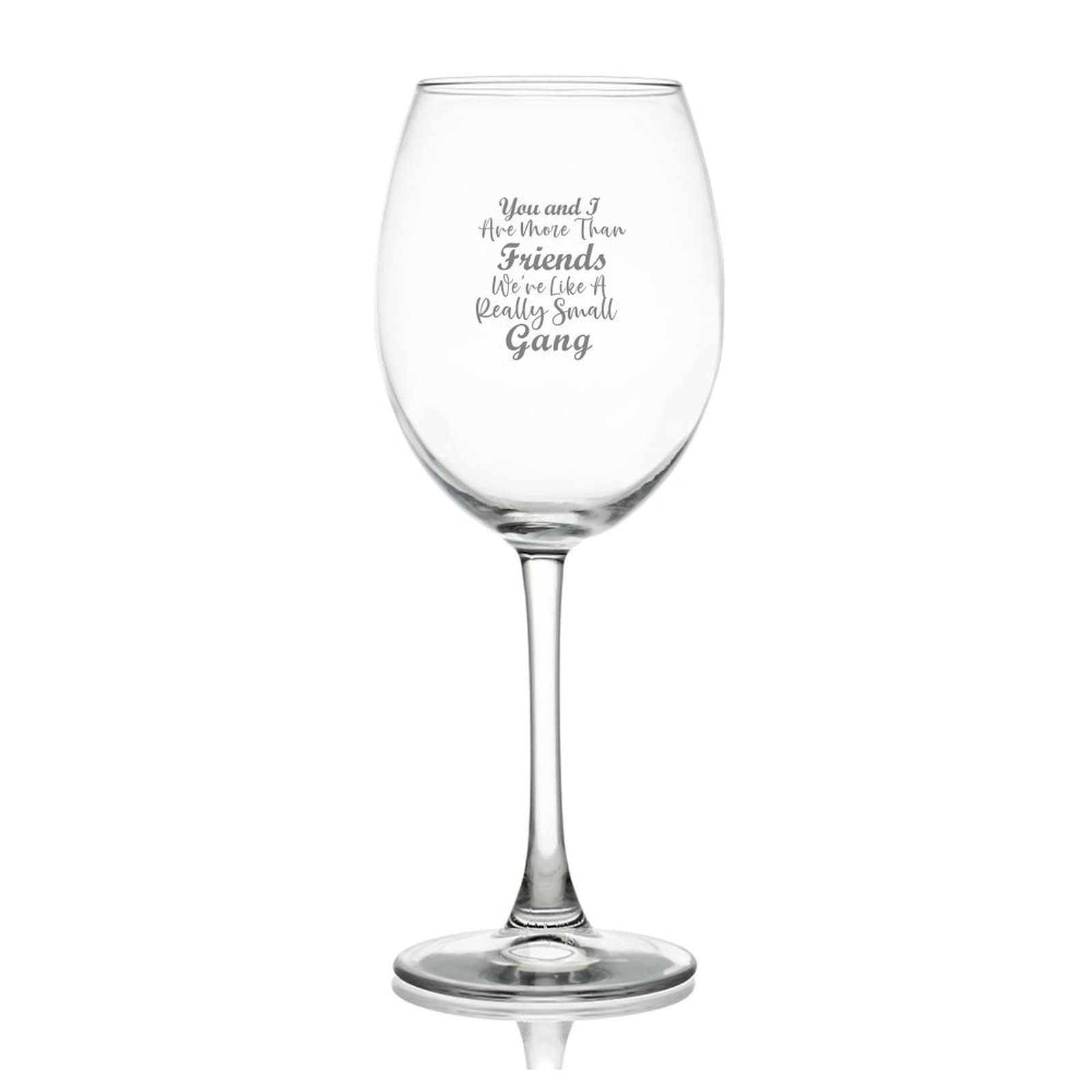 Verre à vin rouge ou blanc grand format 500 ml gravure humour pour décoration table