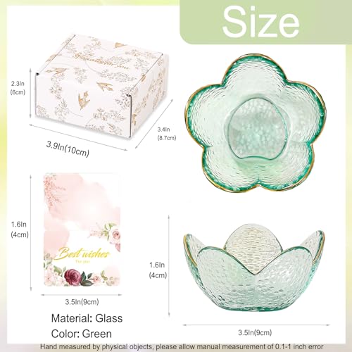 Image of Binoster Friendship Gifts For Women Jewelry Dish Glass Ring Dish Jewelry Tray Cute Vanity Organizer Room Decor Jewellery Tray Trinket Dish Cute Bedroom Decor Christmas House Warming Gifts for women