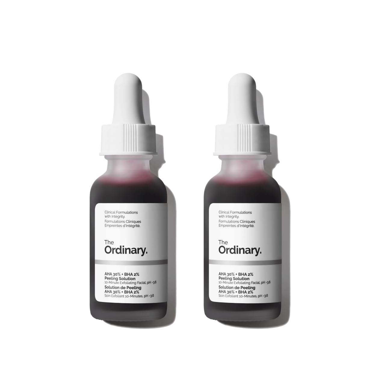 The Ordinary AHA 30% + BHA 2% Peeling Solution, Advanced Exfoliating Peel for Brighter Skin