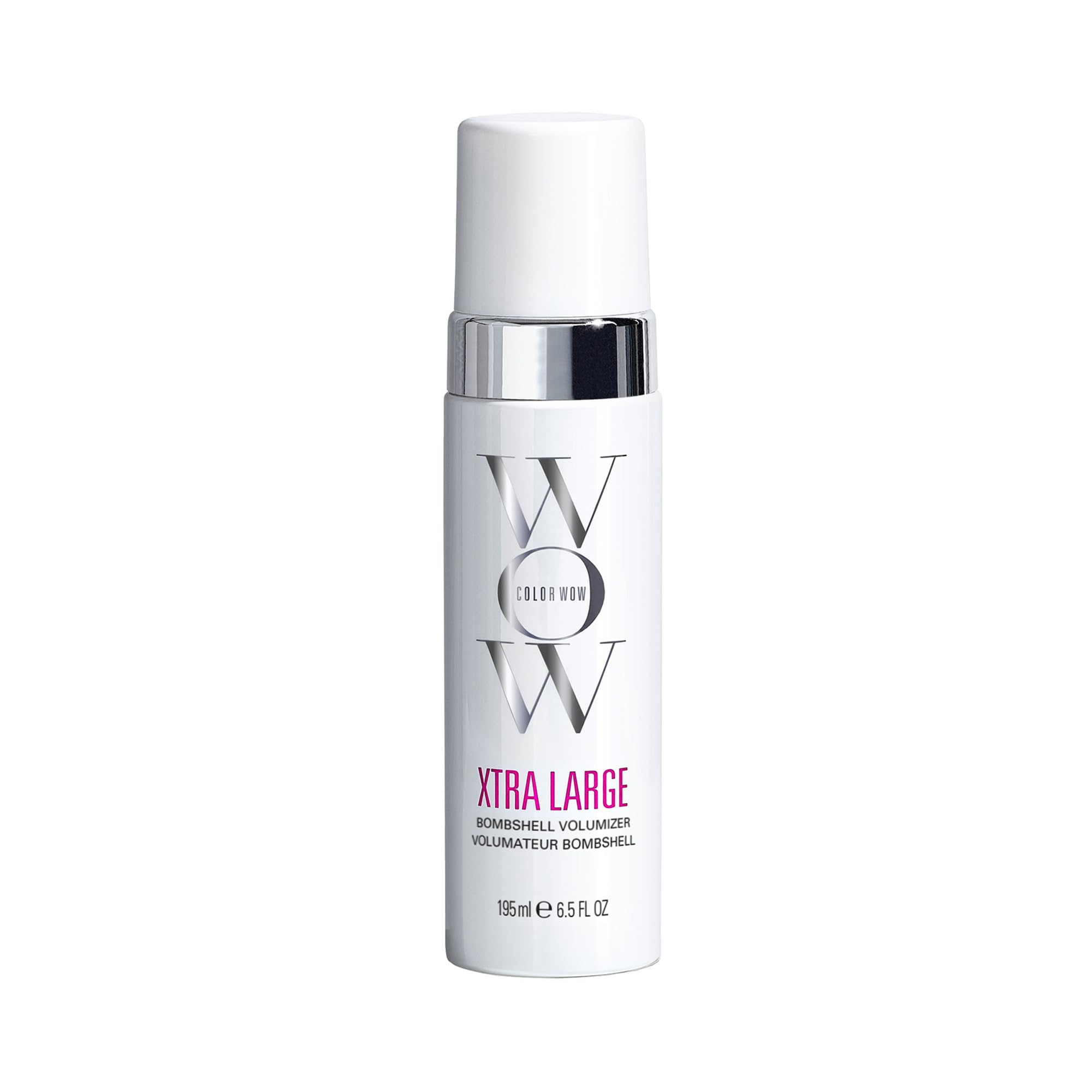 Color Wow mousse Volume Xtra Large - Espuma fijadora para cabello fino - Peinado con protección térmica para un cabello lleno y saludable - Espuma para cabello voluminoso, fijación extrema - 195 ml