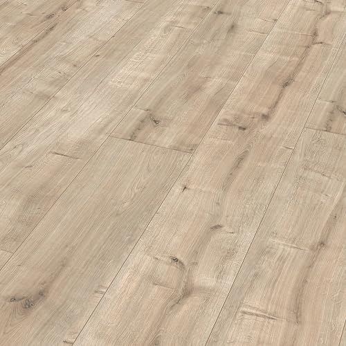 Meister Laminatboden MeisterDesign. Laminate LL 150 S 2052 x 220 x 10 mm 06263 Eiche Cappuccino Woodfinish-Matt-Struktur