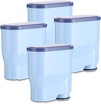 Replacement Water Filter Compatible with Philips AquaClean CA6903/10 CA6903/22 Compatible with Saeco and Water Filter Philips Fully Automatic Coffee Machine Reduces Impurities Pack of 4