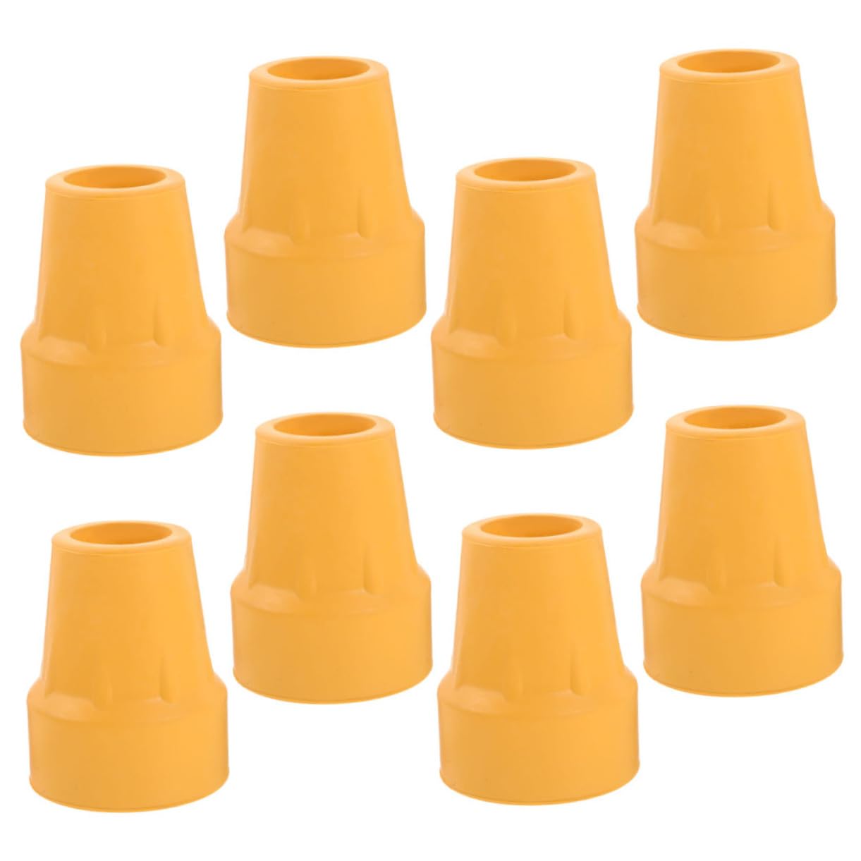 Gogogmee 8 Pack Walking Stick Ends Nonskid Cane Tips Rubber Pads Universal Fit for Trekking Poles Crutches