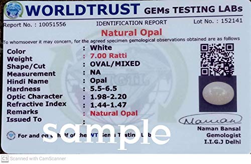 5.50 Carat Natural Certified White Ethopian Opal Astrological Purpose Loose Gemstone Silver Adjustable Ring for Women and Men4