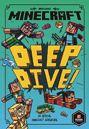 Minecraft: Deep Dive: Official illustrated LitRPG children’s gaming fiction – perfect for fans of A Minecraft Movie and kids aged 6, 7, 8 & 9!: Book 3 (Woodsword Chronicles)