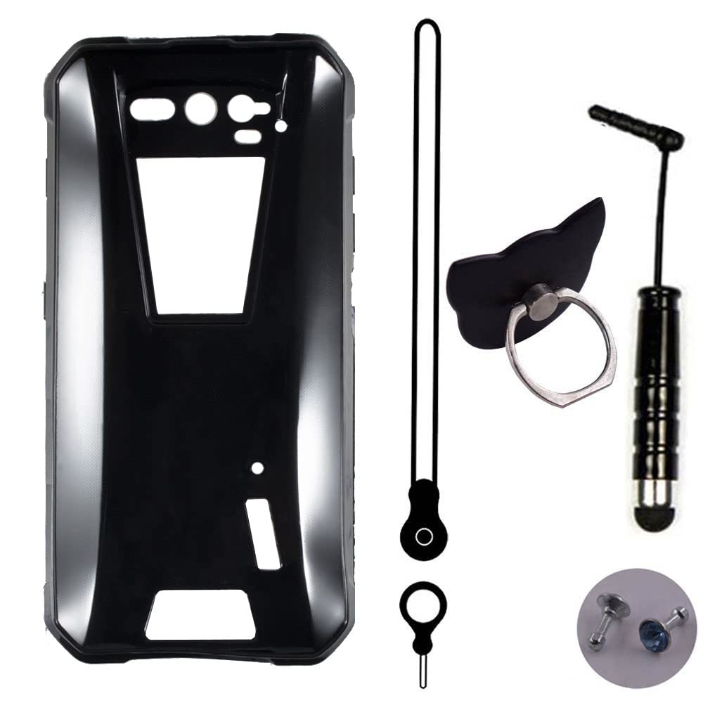 TienJueShi Shell Protector Phone Case For Unihertz tank 6.81 inch TPU Silicone Cover Etui Wallet Gel Rubber Skin