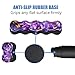 4 in 1 Ergonomic Memory Foam Mouse Pad Wrist Rest Set, Large XXL Gaming Desk Pad + Keyboard Wrist Rest + Mouse Wrist Cushion + Coaster for Home Office Study Gaming, Purple Flowers and Butterfly