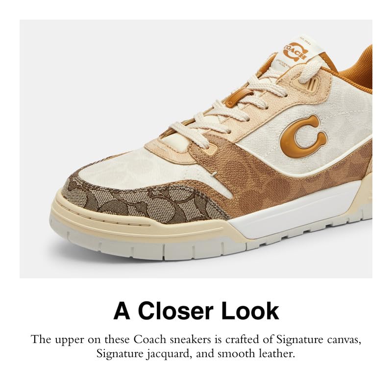 Coach Men's SOHO Sneaker, Signature, 134