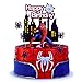 Starmise Happy Birthday Topper Spiderman Cake Topper Decorazione Torta Di Compleanno Cake Decorazione Torta Festa per Bambini Festa di Compleanno, Baby Shower e Matrimonio 9 Pcs