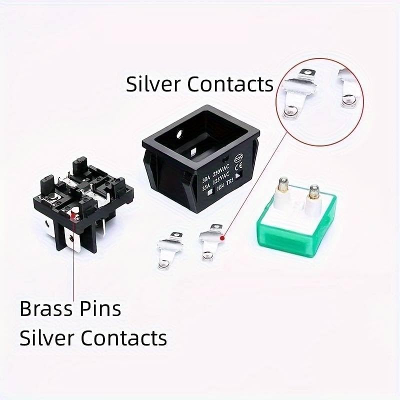 Interruptor Basculante DPDT ON/OFF 6 pin, 5 Unidades - imagen 3