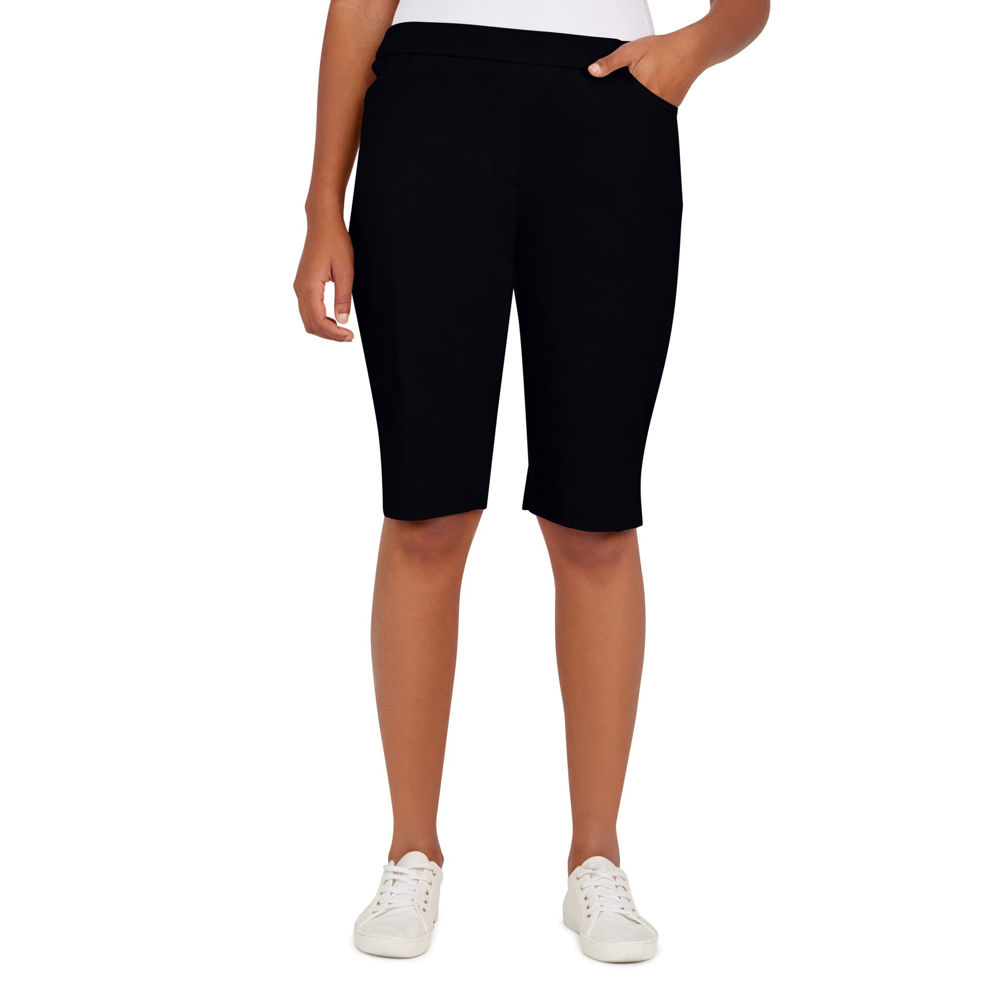 Bermuda ventre plat Alfred Dunner short confortable sans fermeture - 7