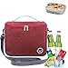 13L Térmica Plegable Bolso,Nevera Playa pequeña,Bolsa isotérmica pequeña,Bolsa Nevera Playa Portatil,Almuerzo Hermética Bolsa,Comida Nevera Almuerzo,Bolsa Isotermica Camping,Nevera Playa (Vino Tinto)