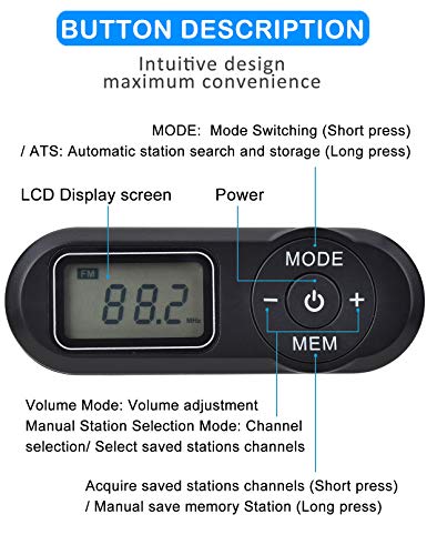 Portable Radio, Zhiwhis Fm Digital Tuner With Best Reception, Pocket Transistor Receiver With Stereo Sound, Battery Operated Walkmen With Scan And Preset #TOP3