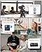 BAILIXIN 3-in-1 Mini Microphone for iPhone, Android, Camera - 328ft Long Range, 20H Battery Life, Wireless Microphones, Lapel Mic with AI Noise Reduction for Video Recording, YouTube, TikTok