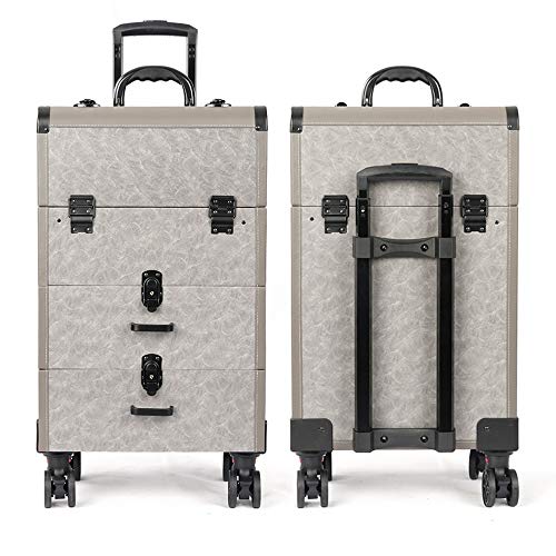 Multifunktion Salonwagen Verriegeln Make-up Zug Kosmetikkoffer Künstler Rollwagen Kosmetik Gepäck Reise Schönheit Lager…