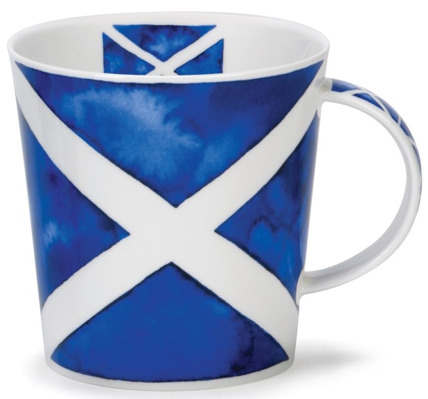 Dunoon - Cairngorm Shape 16.21oz / 480ml - SALTIRE - fine bone china mug