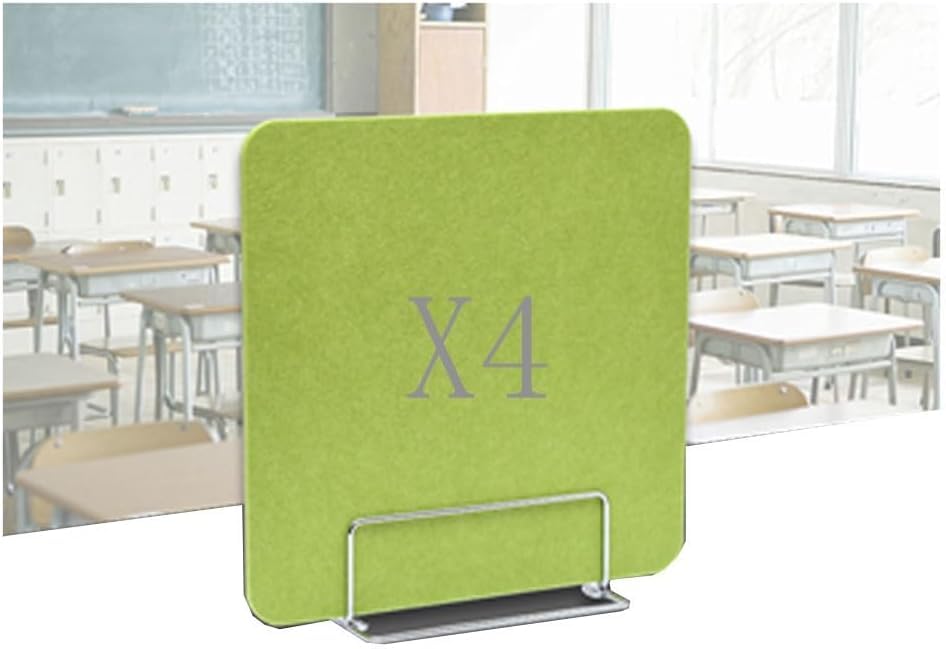 Panneau de séparation vert 40x50cm contre les distractions en bureau - 3