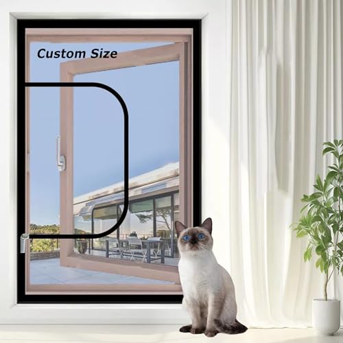 Custom Size Cat Proof Window Screen Anti-Mosquito Insect Window Mesh Nets