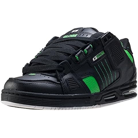 Globe Sabre Skateboardschuhe - Black/Moto Green Cover