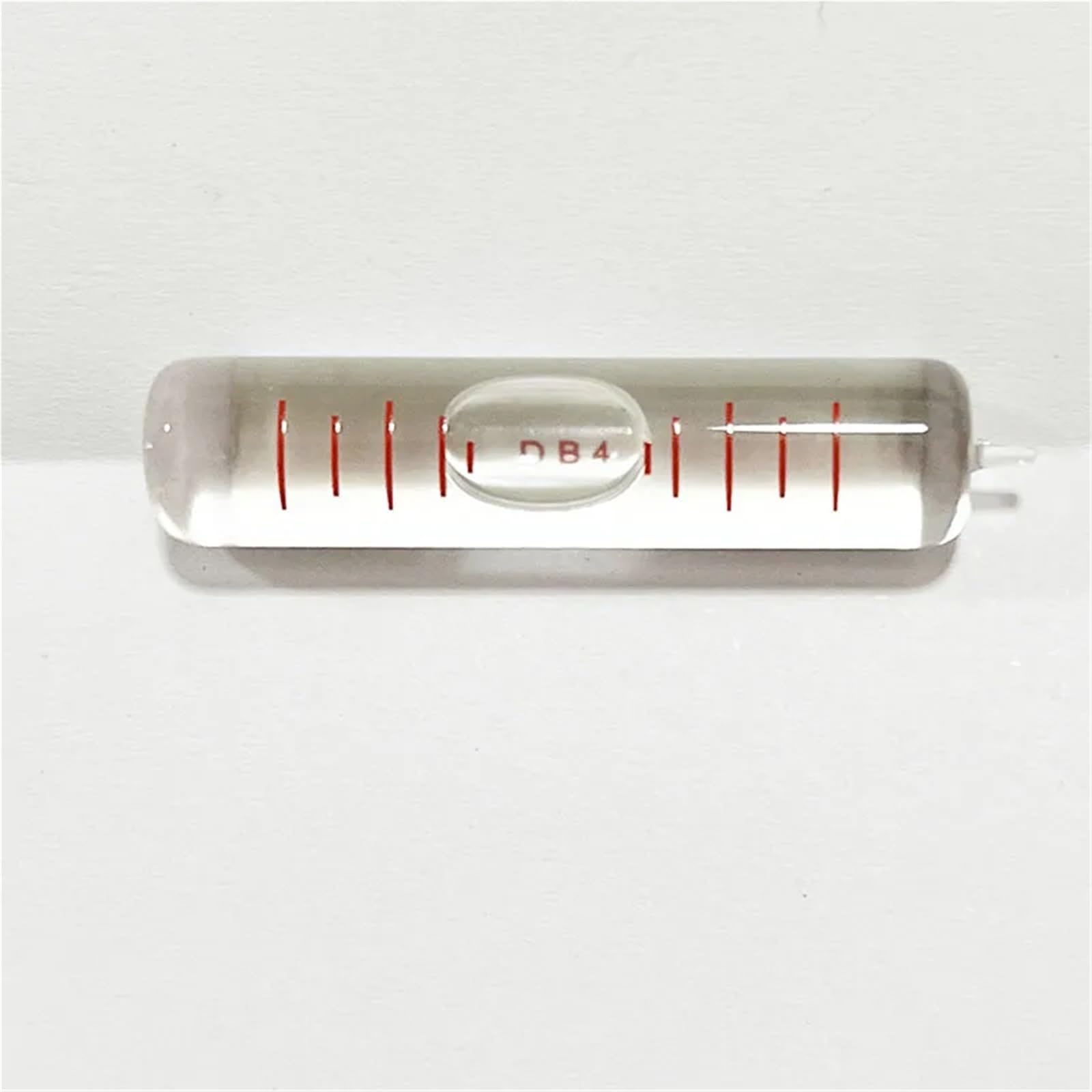 Nivel de burbuja, Vial de burbuja nivel alta precisión DB4, carcasa cobre, multicolor