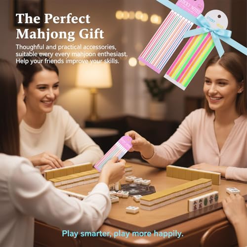 2 Pack Transparent Mahjong Line Finder Notes miniatura 7