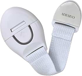 Kit 5 Travas para Segurança de Bebês | Ideal para Gavetas, Portas e Armários | Evite Acidentes Domésticos