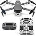 Wrapgrade Poly Skin Compatible with DJI Mavic 2 | Accent Color (Black Bumpy CAMO)