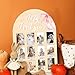 My First Year Milestone Photo Board, One Year of Wood Photo Board, 12 Monthly Baby Picture Frame, Pink Bow Nursery Decor, Girl Boy 1st Birthday Decorations, Baby Shower Keepsake Best Gift-A15