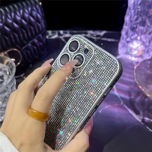 Coque rigide iPhone 11 couverture complète brillant diamant strass mode