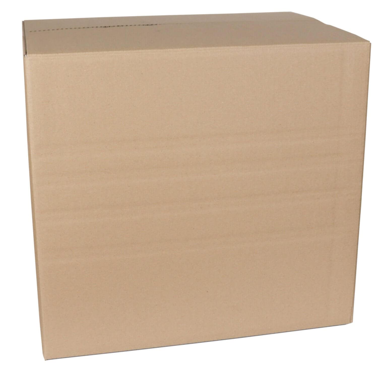 smiley pack 20 Stück Faltkartons 470 x 340 x 430 mm – zweiwellig – braun | mit Höhenriller – Versandkarton aus Wellpappe – Karton, Pappkarton, Versandbox, Paket