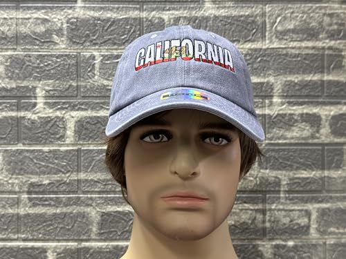 Image of California Bear Republic Baseball Cap for Men and Women | California Pride, Classic Baseball Cap Design, Detailed Embroidered Finish, Comfortable Adjustable Fit