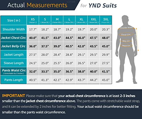 Ynd Men's Slim Fit 3 Piece Suit, One Button Jacket Vest Pants Set With Tie, Solid Party Wedding Dress Blazer, Tux Waistcoat And Trousers Green #TOP2