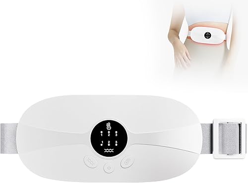 kissleaf Almohadilla térmica, almohadilla térmica portátil inalámbrica de calentamiento rápido, almohadillas térmicas con 3 niveles de calor y 3