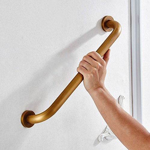 Preisvergleich Produktbild Hairong Handschiene Kupfer Bronze Badewanne Sicherheit Ältere Geländer Antikmessing Sicherheit (Size : 50CM)