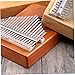ifundom 6pcs Wood Kalimba Bridges for Thumb Pianos Replacement Parts for Enhanced Sound Smooth Finish Light Brown