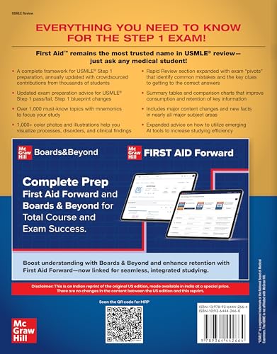 Image of First Aid for the USMLE Step 1 2026