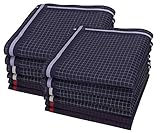 Betz 12 Stück Herren Stoff Taschentücher Set Leo 7 100% Baumwolle Größe 40x40 cm Dessin 1