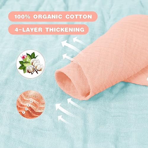 Vicloon Bavaglino Neonato, 8PCS Bavaglini Neonato