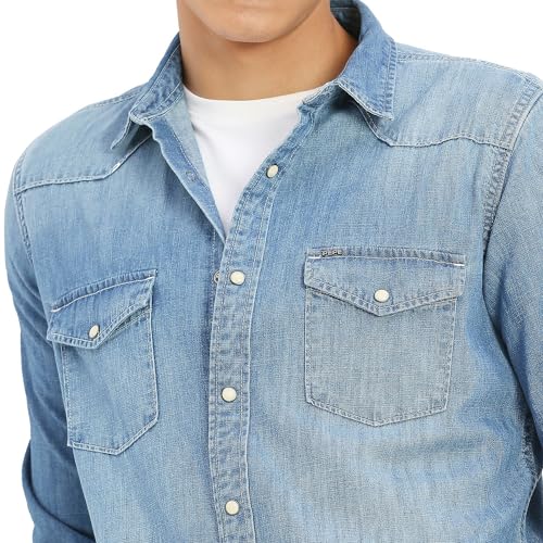 Image of Pepe Jeans Men's Cotton Regular Fit Shirt