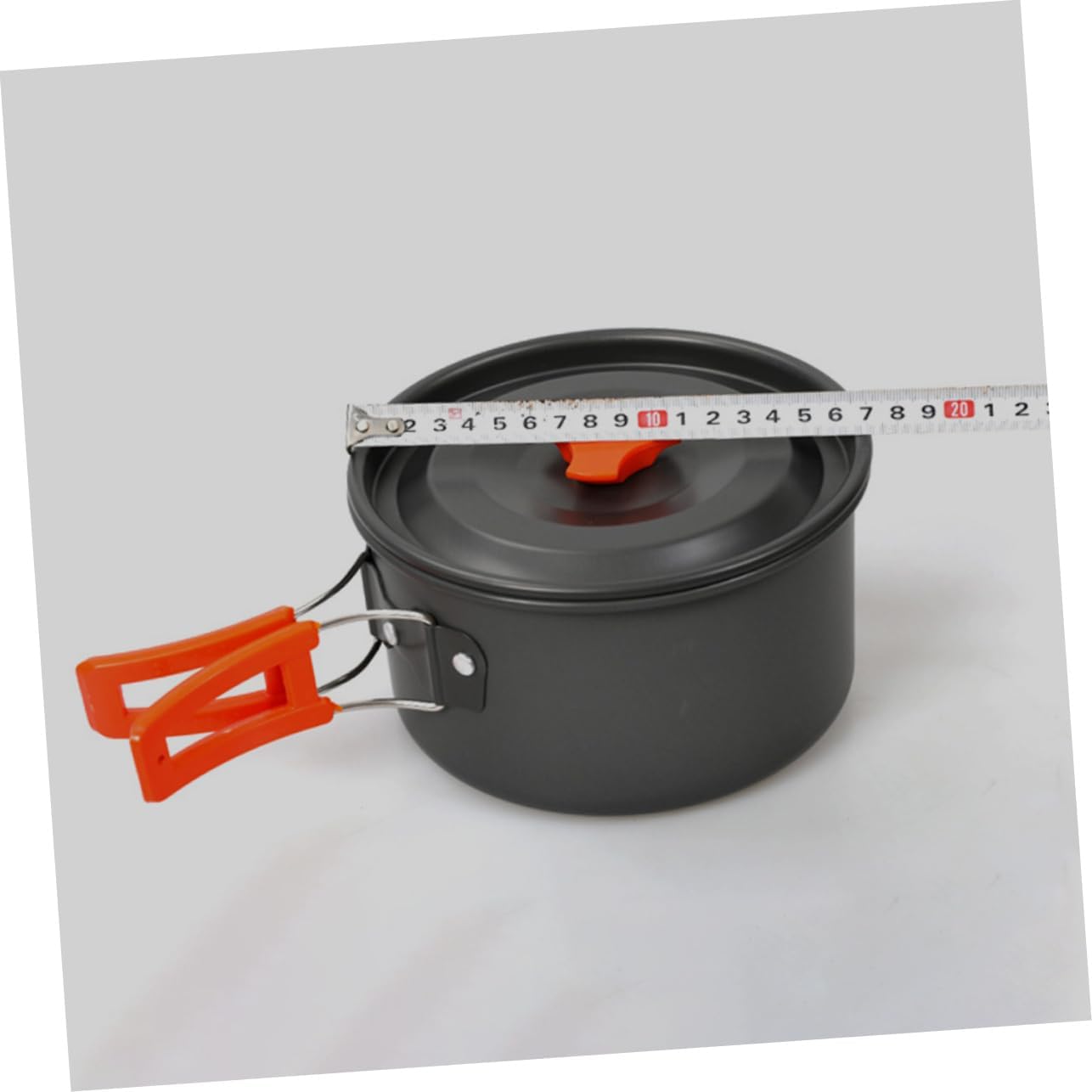 Camping Cookware Kit 10-in-1 Portable Camping Gear Easy to Pack Smooth Bottom Lightweight
