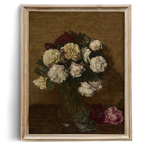Yumknow Farmhouse Still Life Floral Picture Living Room thumb #3
