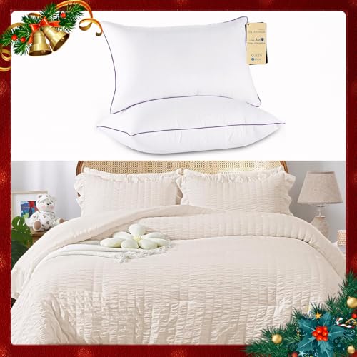 Set 2 Almohadas estándar con relleno suave